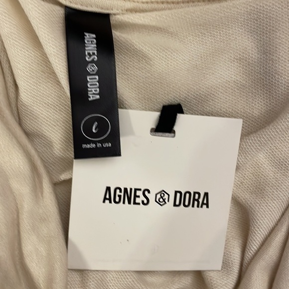 Agnes & Dora Convertible Cowl Neck Tunic Clay NWT Large (12/14) - Picture 9 of 11